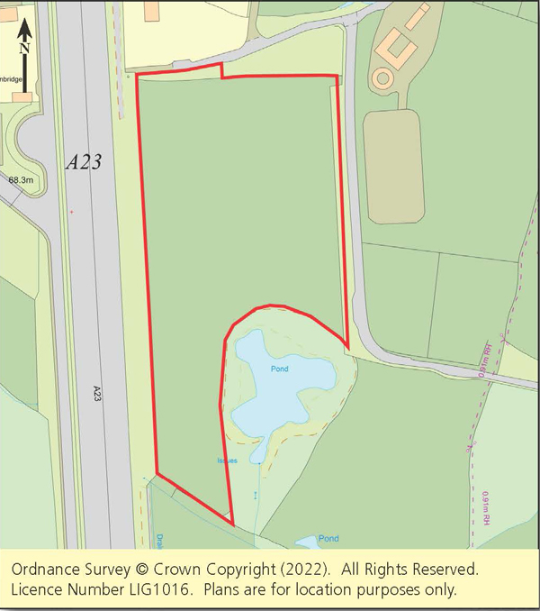 Lot: 101 - JUST UNDER 4.5 ACRES OF LAND IN STRATEGIC LOCATION -